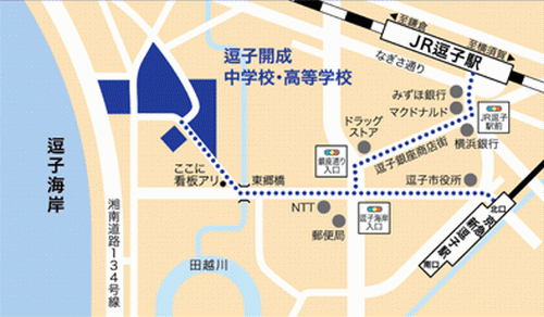 横浜４会場の地図