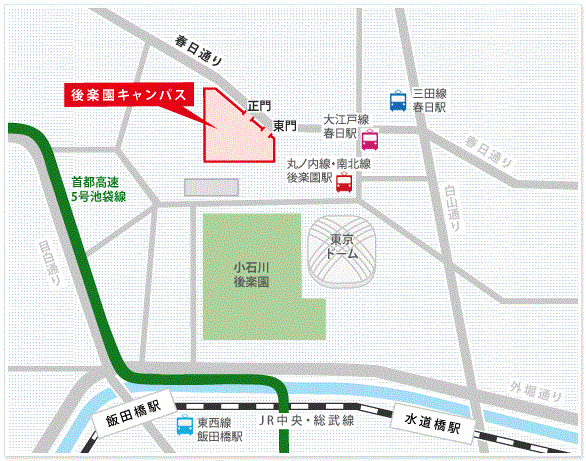 東京会場の地図