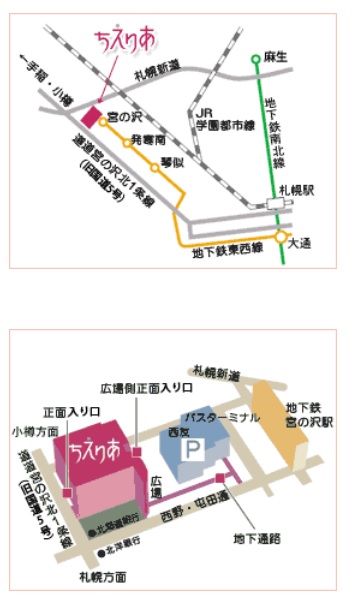 札幌会場の地図