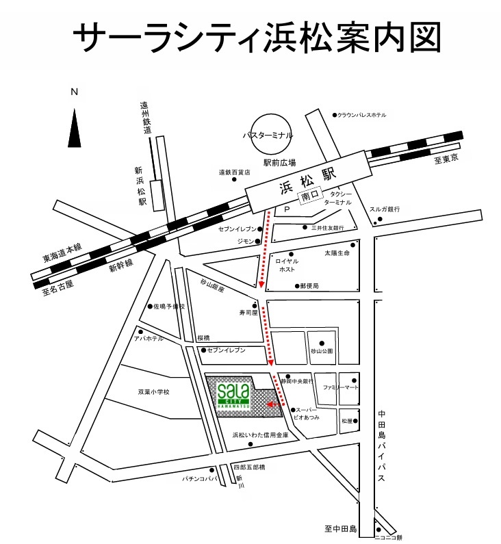 浜松会場の地図