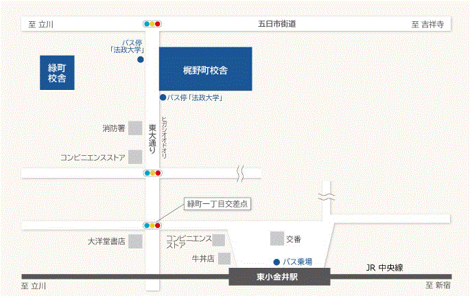 東京2会場の地図
